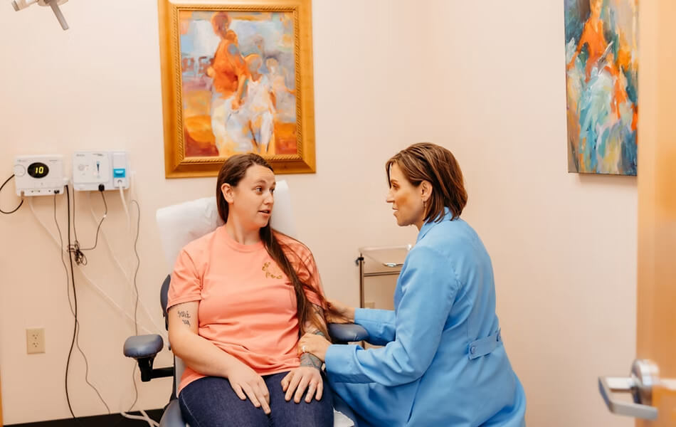 Medical Dermatology with Dr. Coker and patient
